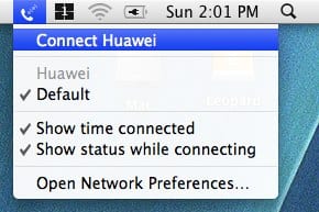 pripojenie, menubar, telefón, Huawei pripojenie, menubar, telefón, Huawei
