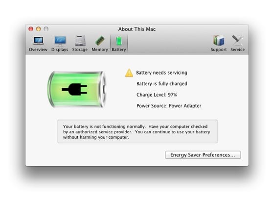 System Information Battery