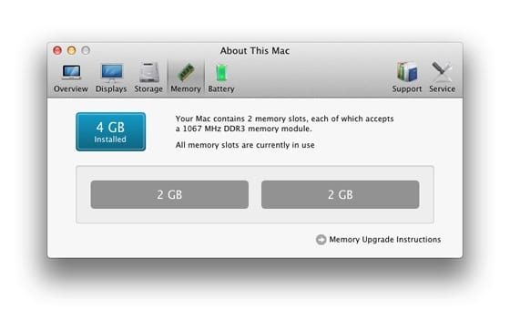 System Information Memory