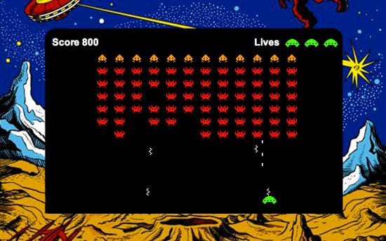 HTML5 hra – Canvas Invaders