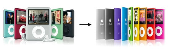 iPod nano 3G a 4G