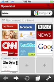 Opera Mini na iPhone