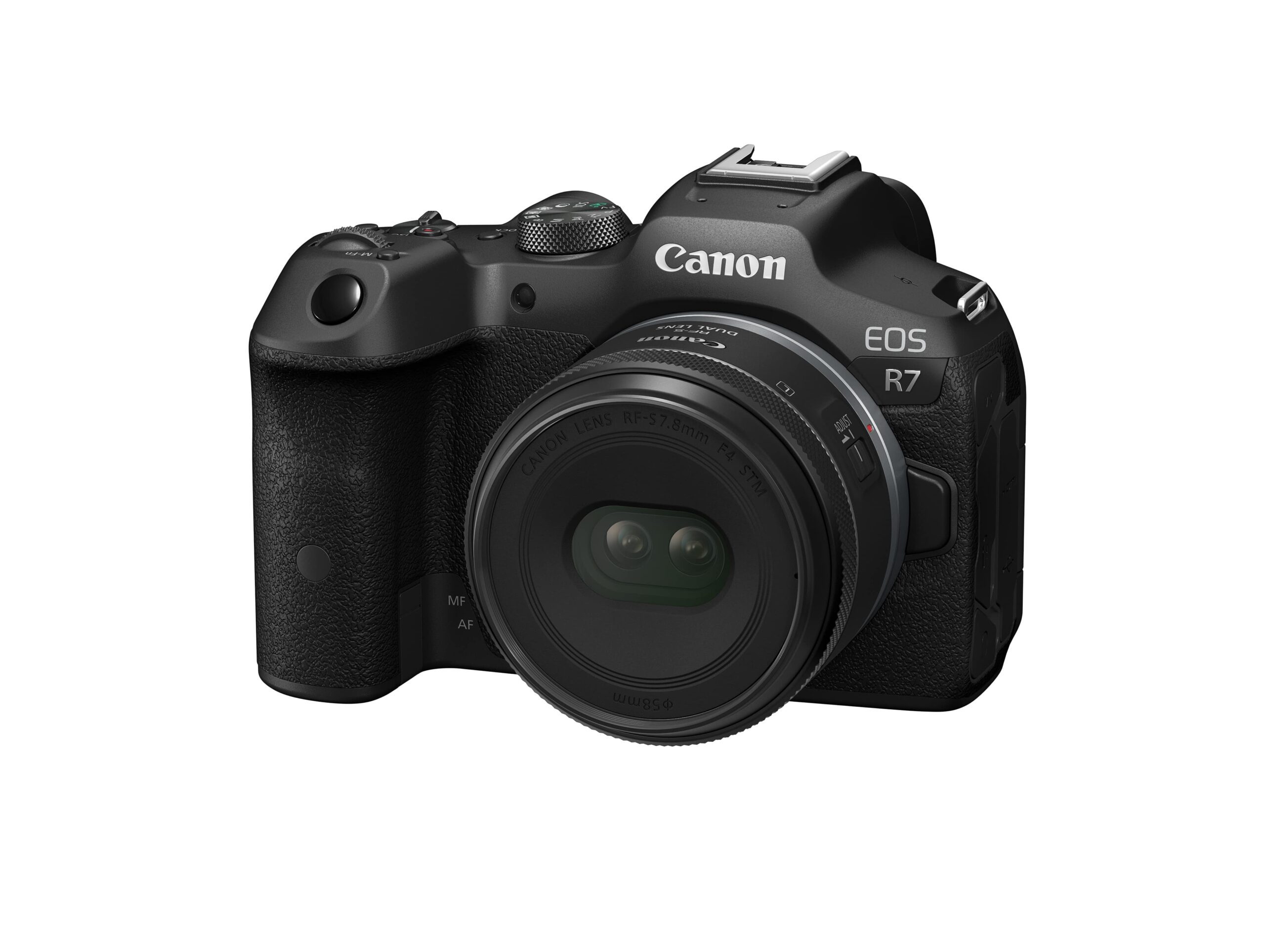 Canon EOS R7 RF-S7.8mm F4 STM DUAL lens